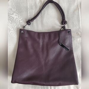 Vince Camuto large aubergine hobo